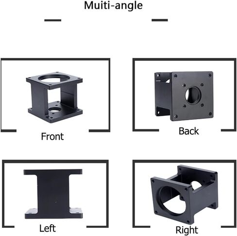 NEMA34 Stepper Motor Mount Bracket - Motor Mount Bracket Clamp مع مسامير مقعد ثابت لـ 86 محرك السهول ، آلة نقش مطحنة CNC in Kuwait