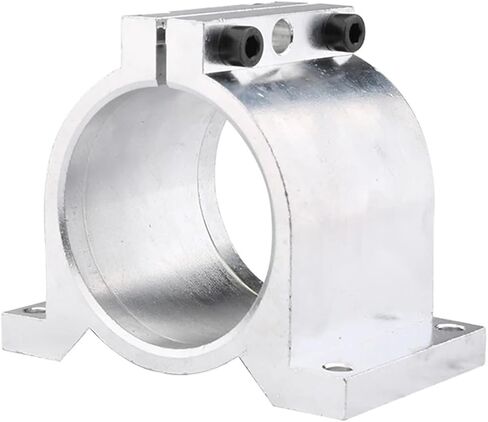 قوس محرك مغزل Mount Bracket 80mm محرك المغزل Jig Clamping Center Bracket لمقعد التثبيت الكهروميكانيكي CNC (80 مم ذهبي) in Saudi Arabia