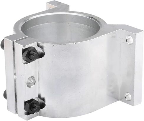 قوس محرك مغزل Mount Bracket 80mm محرك المغزل Jig Clamping Center Bracket لمقعد التثبيت الكهروميكانيكي CNC (80 مم ذهبي) in Saudi Arabia