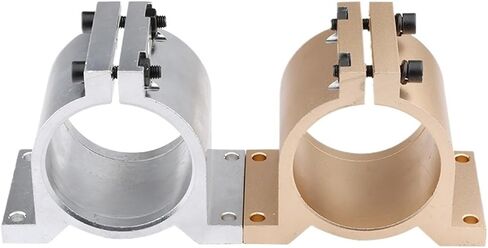 قوس محرك مغزل Mount Bracket 80mm محرك المغزل Jig Clamping Center Bracket لمقعد التثبيت الكهروميكانيكي CNC (80 مم ذهبي) in Saudi Arabia