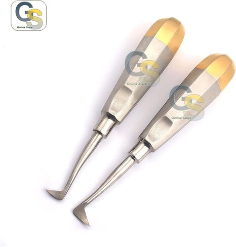 مجموعة من 2 من الدرجة الألمانية مصعد الأسنان المصعد المصعد Cryer # 25 و 26 أداة طب الأسنان بواسطة متجر G.S على الإنترنت in Saudi Arabia