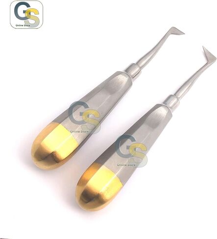 مجموعة من 2 من الدرجة الألمانية مصعد الأسنان المصعد المصعد Cryer # 25 و 26 أداة طب الأسنان بواسطة متجر G.S على الإنترنت in Saudi Arabia