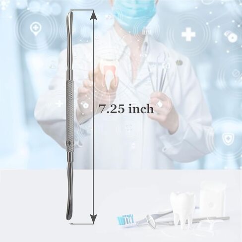 A2Z Dental FREER Periosteal Elevator Oral Implant Surgical Double Ended Instrument, Sharp/Blunt End, Premium O.R Grade Stainless Steel Instrument in Saudi Arabia