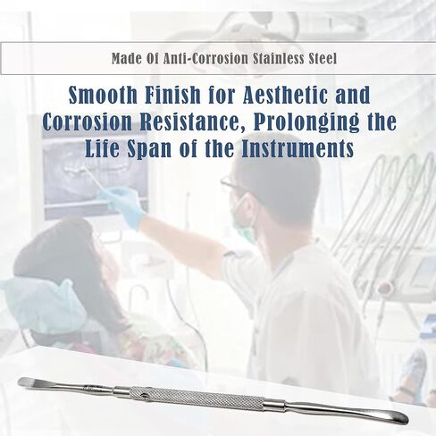 A2Z Dental FREER Periosteal Elevator Oral Implant Surgical Double Ended Instrument, Sharp/Blunt End, Premium O.R Grade Stainless Steel Instrument in Saudi Arabia