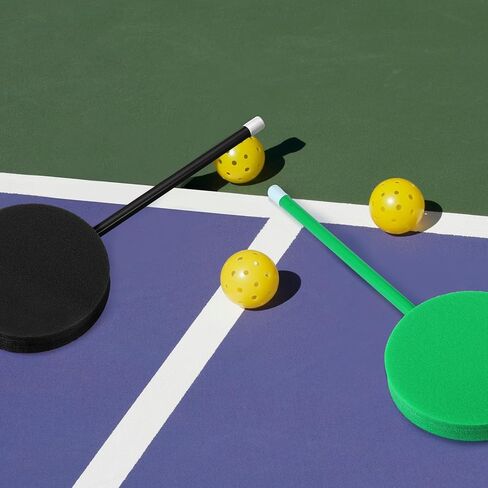 6 PCS Foam Paddles Paddleball Gracket مجموعة معدات للأطفال الابتدائية للمدرسة الابتدائية كرة الريشة المجاذيف بارك بارك بيتش بارك التدريب 6 ألوان ، 12 " in Saudi Arabia