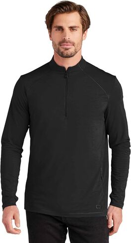 Ogio للجنسين Motion Quarter Zip | الرطوبة الفطرية تمرين أعلى للرجال والنساء ، ألواح الأكمام الطويلة الرياضية in Saudi Arabia