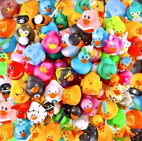 12 Pcs Rubber Ducks for Jeeps, 2.6 Inches Rubber Ducks in Bulk for Plastic Cruise Ducking Bath Toys Assorted Summer Ducky Party Favors Beach Pool Activity Cruise Ships Hiding for Kids Teens in Saudi Arabia