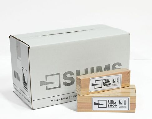Cedar Wood Shims 420 Count Bulk Contractor Case ، 100 ٪ تجف 8 "Cedar Shims in Saudi Arabia