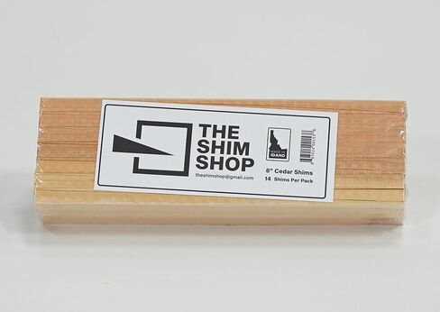 Cedar Wood Shims 420 Count Bulk Contractor Case ، 100 ٪ تجف 8 "Cedar Shims in Saudi Arabia