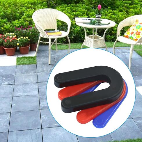 60 Pcs Auto Lift Installation Leveling Shim Kit, Plastic Shims 2 Post 4 Post U Shaped Lift Shims for Surface Mount Automotive Car Repair(Black, Red, Blue) in Saudi Arabia