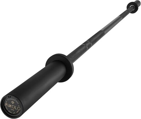 Mikolo 7ft Olympic Barbell, Barbell for Weightlifting and Powerlifting 45lb, Olympic Bar for 1500lbs Capacity, Weight Bar Fit 2" Standard Weights in Kuwait