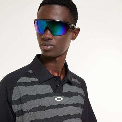 Oakley Men's C1 Wave Length Stripe Polo in Saudi Arabia
