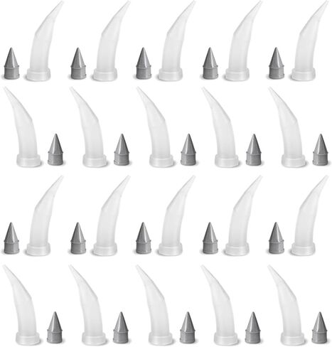 100/Pack Disposable C-R Clear Tubes & Plugs for Centrix Composite Composite Clear Tips with Gray Plugs in Saudi Arabia