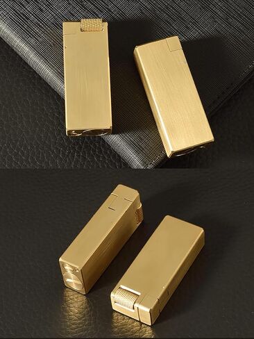 Retro Trench Torch Kerosene Pure Copper Handmade Lighter, Brass Lighter, Heavy-Duty Body Wheel Ignition Windproof Kerosene Lighter, Candle, Camping in Saudi Arabia