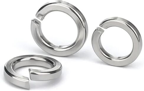 Light Spring Washer Split Lock Elastic Gasket M1.6 M2 M2.5 M3 M4 M5 M6 M8 M10 M12~M36(M10-50pcs) in Saudi Arabia