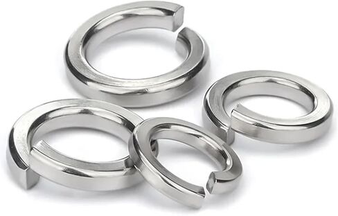 Light Spring Washer Split Lock Elastic Gasket M1.6 M2 M2.5 M3 M4 M5 M6 M8 M10 M12~M36(M10-50pcs) in Saudi Arabia