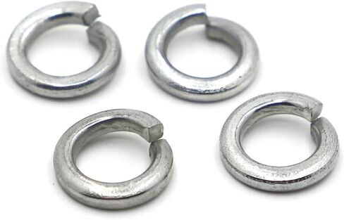 M2 M2.5 M3 M4 M5 M6 M10 M12 M16-M24 GB93 White Black Black Backing Spring Spring Lock Gasket (2PCS M22 ، Black Carbon Steel) in Kuwait