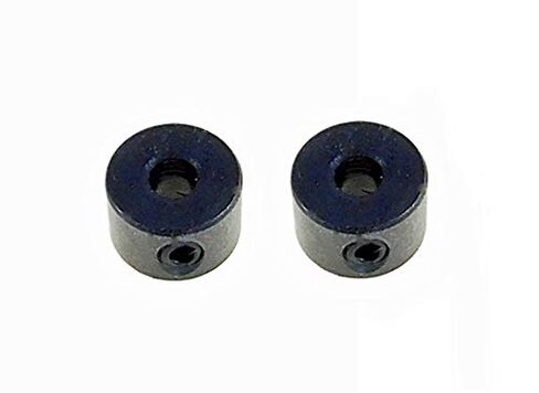 2 Pack 1/8" Bore Shaft Collar with 6-32 Set Screw - Black Oxide Finish BSC-012 in Saudi Arabia
