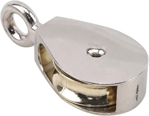 Single sheave Pulley, Single Pulley Block Pulley Rope,Hanging Wheels, 1 PCS 36mm Metal Sheave Zinc in Saudi Arabia