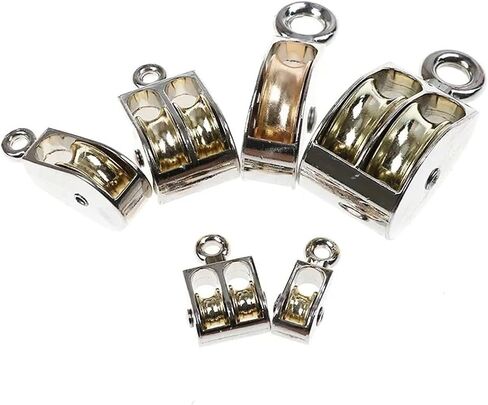 Single sheave Pulley, Single Pulley Block Pulley Rope,Hanging Wheels, 1 PCS 36mm Metal Sheave Zinc in Saudi Arabia