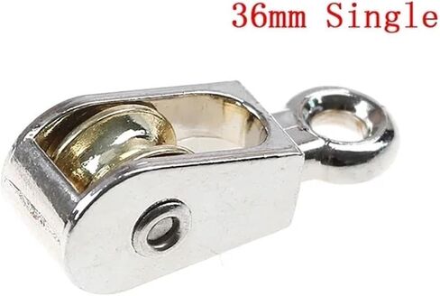 Single sheave Pulley, Single Pulley Block Pulley Rope,Hanging Wheels, 1 PCS 36mm Metal Sheave Zinc in Saudi Arabia