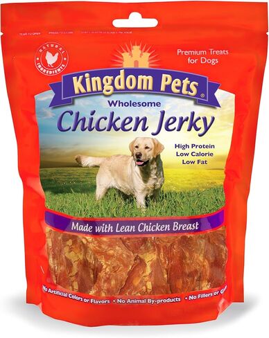 Kingdom Pets Duck Breast Jerky، علاجات ممتازة للكلاب، 40 أونصة. شنطة in Saudi Arabia