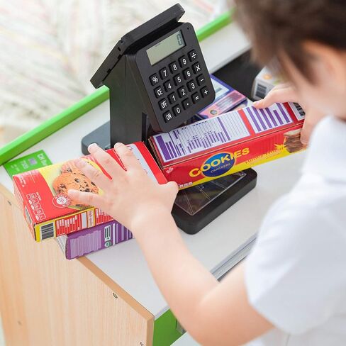 فريق Teamson Kids My Dream Bakery Shop STAND STAND و ROLLING PASTRY CART PLAY WOODEN PLAIN in Kuwait