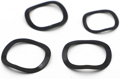 Wave Washer,Wave Spring Washer, 10/50pcs M3 M4 M5 M6 M8 M10 M12 M14 M16 M19 M21 M24 M27 - M50 Three Wave Crest/Wave Type Gasket/Wave Washer/Spring Washer(50pcs M15x21) in Kuwait