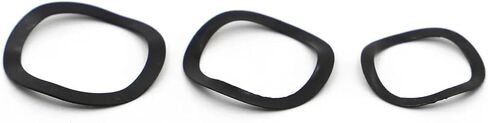 Wave Washer,Wave Spring Washer, 10/50pcs M3 M4 M5 M6 M8 M10 M12 M14 M16 M19 M21 M24 M27 - M50 Three Wave Crest/Wave Type Gasket/Wave Washer/Spring Washer(50pcs M15x21) in Kuwait