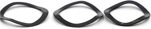 Wave Washer,Wave Spring Washer, 10/50pcs M3 M4 M5 M6 M8 M10 M12 M14 M16 M19 M21 M24 M27 - M50 Three Wave Crest/Wave Type Gasket/Wave Washer/Spring Washer(50pcs M15x21) in Kuwait