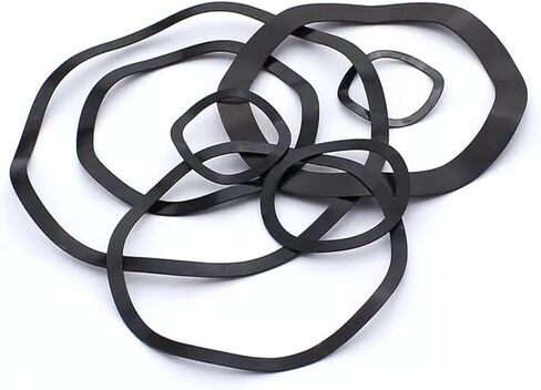 Wave Washer,Wave Spring Washer, 50Pcs Three Wave Crest/Wave Type Gasket/Wave Washer/Spring Washer M3 M4 M5 M6 M8 M10 M12 M14 M16 M19 M21 M24 M27 M30(M17X23X0.4mm(50PCS)) in Saudi Arabia