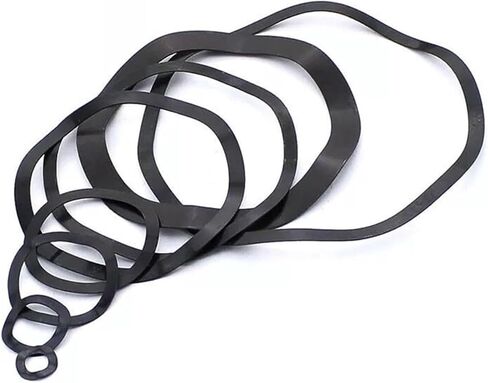 Wave Washer,Wave Spring Washer, 50Pcs Three Wave Crest/Wave Type Gasket/Wave Washer/Spring Washer M3 M4 M5 M6 M8 M10 M12 M14 M16 M19 M21 M24 M27 M30(M17X23X0.4mm(50PCS)) in Saudi Arabia