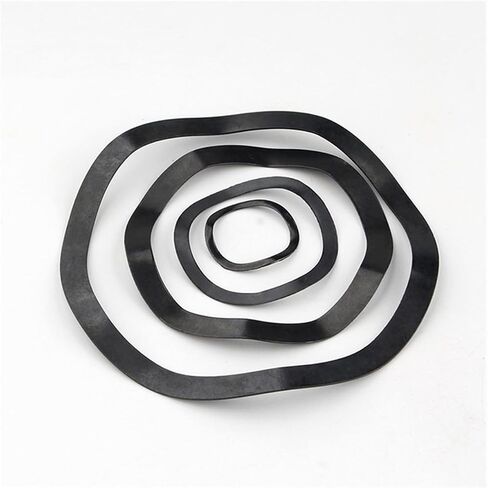 Wave Washer,Wave Spring Washer, Black Mangnese Steel Wave Washer Wave Crest Type Gasket Spring Washer M3 M4 M5 M6 M8 M10 M12 M14 M16 M19 M21 M24 M27-M118(M70x79x0.6mm(20PCS)) in Saudi Arabia