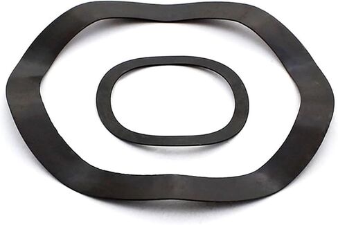 Wave Washer,Wave Spring Washer, 10-50Pcs Three Wave Crest Wave Type Gasket Wave Washer Spring Washer M3 M4 M5 M6 M8 M10 M12 M14 M16 M19 M21 M24 M27 M30 M34 M38 M40(M12x18x0.3(50pcs)) in Saudi Arabia