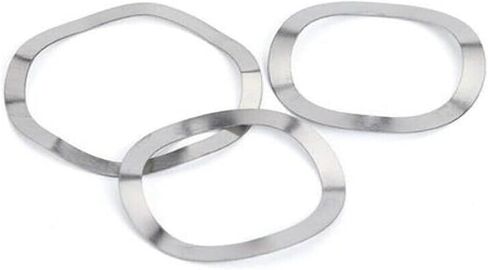 Wave Washer,Wave Spring Washer, Wave Washer M3 M4 M5 M6 M8 M10 M12-M41 304 A2 Stainless Steel Wave Type Gasket Spring Elastic Washers(M6x12x0.3(20pcs)) in Saudi Arabia