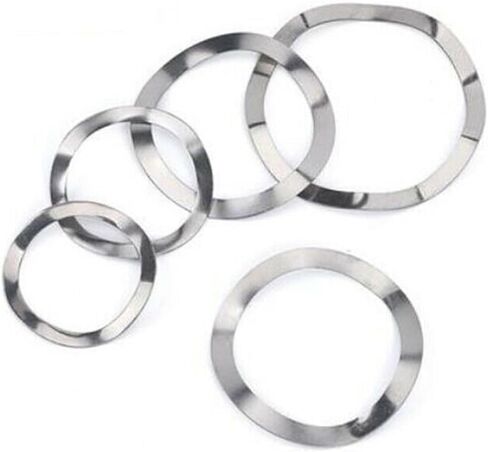 Wave Washer,Wave Spring Washer, Wave Washer M3 M4 M5 M6 M8 M10 M12-M41 304 A2 Stainless Steel Wave Type Gasket Spring Elastic Washers(M6x12x0.3(20pcs)) in Saudi Arabia