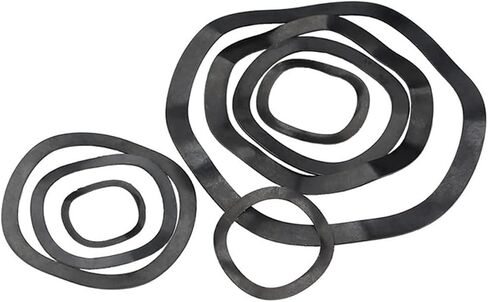 غسالة الموجة ، غسالة نابض موجة ، 2-50pcs M3 M4 M5 M6 M1 M10 M12 M16 M16 M19 -M118 Carbon Three Wave Crest Type Wave Wave Washer Washer (M10x13.5x0.3mm 50pcs) in Kuwait