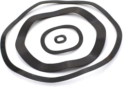 غسالة الموجة ، غسالة نابض موجة ، 2-50pcs M3 M4 M5 M6 M1 M10 M12 M16 M16 M19 -M118 Carbon Three Wave Crest Type Wave Wave Washer Washer (M10x13.5x0.3mm 50pcs) in Kuwait