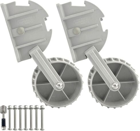 Generic 2Pcs Dinghy Wheel for Inflatable Dinghy Inflatable Boat Launching Wheel, 31.5cmx13.6cmx8.6cm, Gray in Saudi Arabia