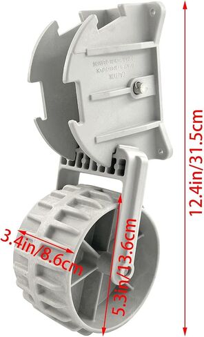 Generic 2Pcs Dinghy Wheel for Inflatable Dinghy Inflatable Boat Launching Wheel, 31.5cmx13.6cmx8.6cm, Gray in Saudi Arabia