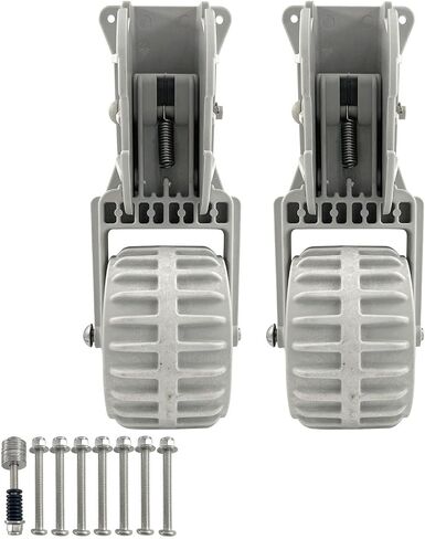 Generic 2Pcs Dinghy Wheel for Inflatable Dinghy Inflatable Boat Launching Wheel, 31.5cmx13.6cmx8.6cm, Gray in Saudi Arabia