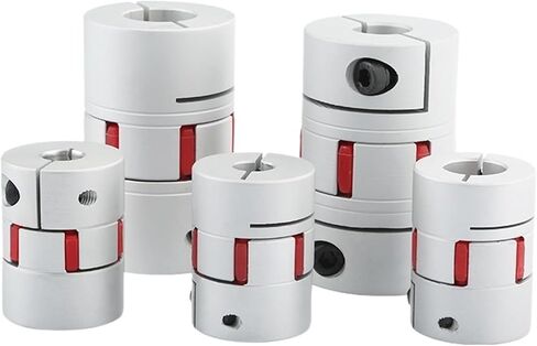 D25 L30 Aluminum CNC Motor Claw Shaft Flexible Coupling Motor Screw Connection Soft Coupler 5/6 / 6.35/7/8/9/10/11 / 12 Mm 1Pcs(D10x12) in Saudi Arabia
