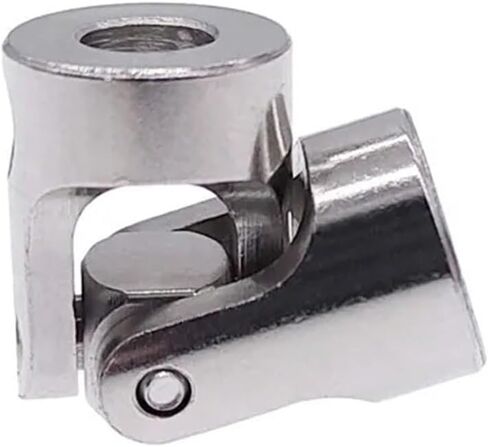 Length 23mm Width 11mm Universal Shaft Coupling Car Boat Model Universal Coupler Joint Coupling Steel Shaft Connector 1Pcs(6mm-6mm) in Saudi Arabia