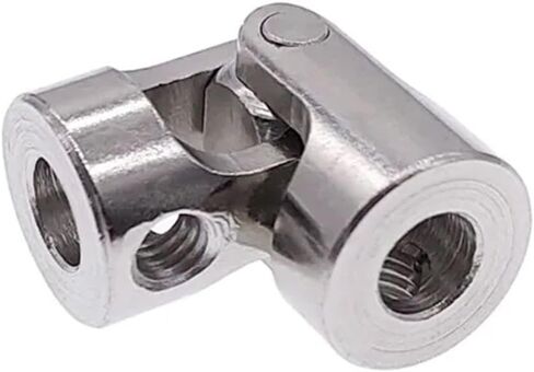 Length 23mm Width 11mm Universal Shaft Coupling Car Boat Model Universal Coupler Joint Coupling Steel Shaft Connector 1Pcs(6mm-6mm) in Saudi Arabia
