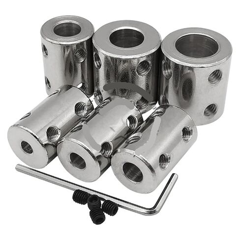 3.17mm/4mm/5mm/6mm/8mm/10mm/12mm Rigid Shaft Coupling Coupler Motor Connector Sleeve 45 Steel 1Pcs(8mm-12mm) in Kuwait