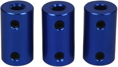 D14L25 سبيكة الألومنيوم اقتران جامد لمكونات النقل مكونات طرازات طراز إكسسوارات CNC السائر محرك مقرن 1PCs (4 × 4) in Saudi Arabia