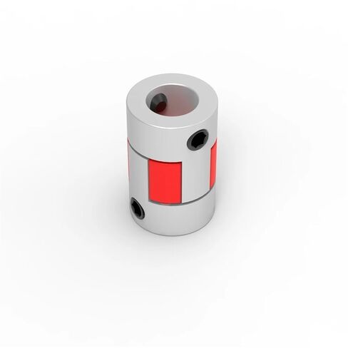 XB-D14L22 اثنين من الفكين مقرن الألومنيوم البرقوق المرن موصل موصل محرك المحرك CNC مرنة 3/3.17/4/5/6/6.35/8mm 1pcs (6 مم إلى 6 مم) in Kuwait