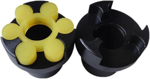 ML Plum Blossom Star Coupling 45# الصلب مخلب نوع مرونة مرونة عزم الدوران مضخة المياه مع مقرن اقتران رمح Keyway 1PCs (ML1) in Saudi Arabia