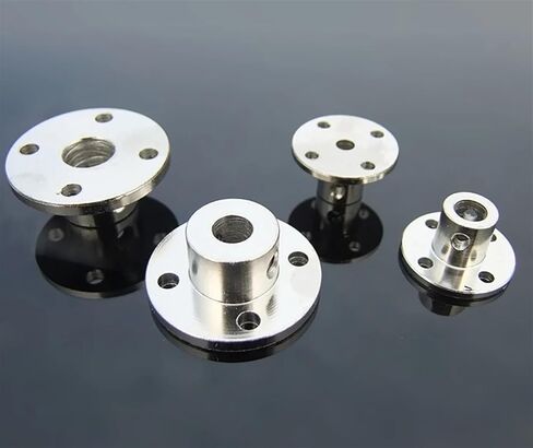 Flange Rigid Motor Shaft Coupling 3/4/5/6/8-14mm Coupler Transmission Connector Sleeve Adapter for Boat Car Model Airplane 1Pcs(8mm) in Kuwait