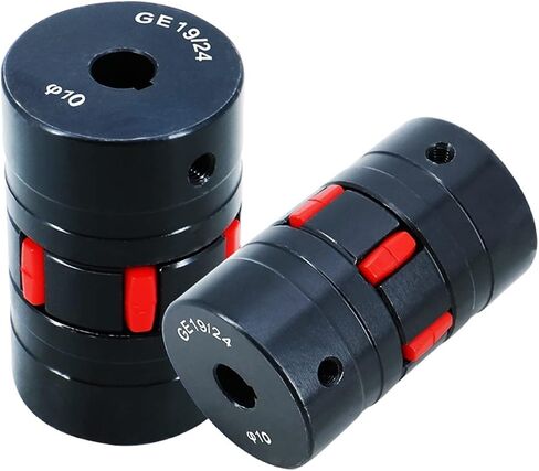 XL1 D40L66 Star Coupler Coupling Quincunx مرنة اقتران اقتران مخلب 45 جولة الصلب XL/مل عزم الدوران كبير الزوجين 1pcs (16-18) in Saudi Arabia
